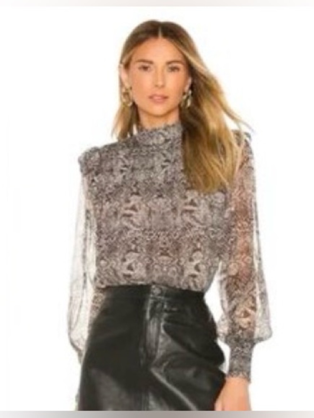 Free People | High-Neck Blouse